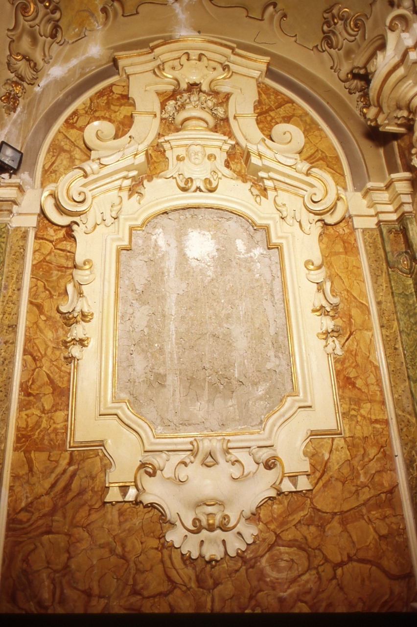 cornice a impostazione architettonica di dipinto, serie - bottega napoletana (seconda metà sec. XVIII)