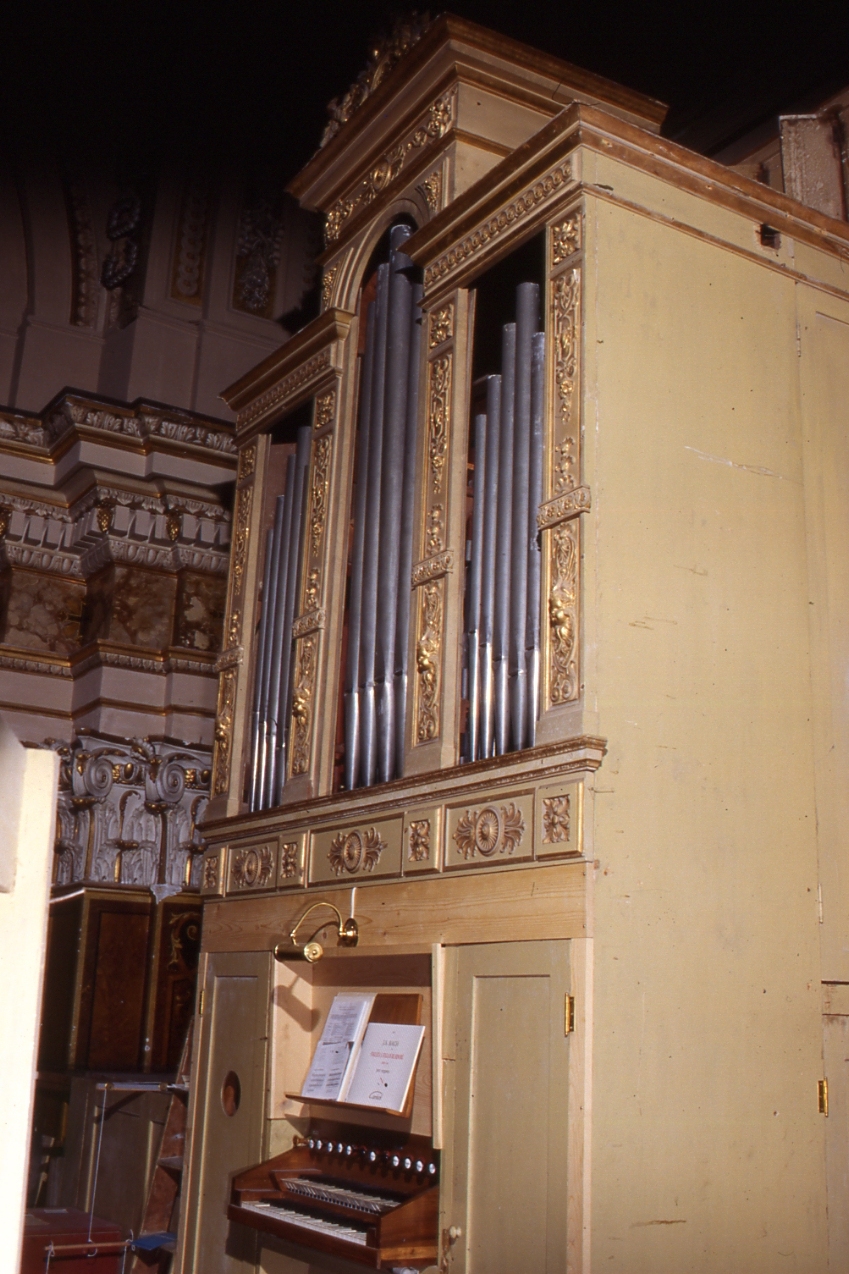 cassa d'organo - bottega napoletana (seconda metà sec. XIX)