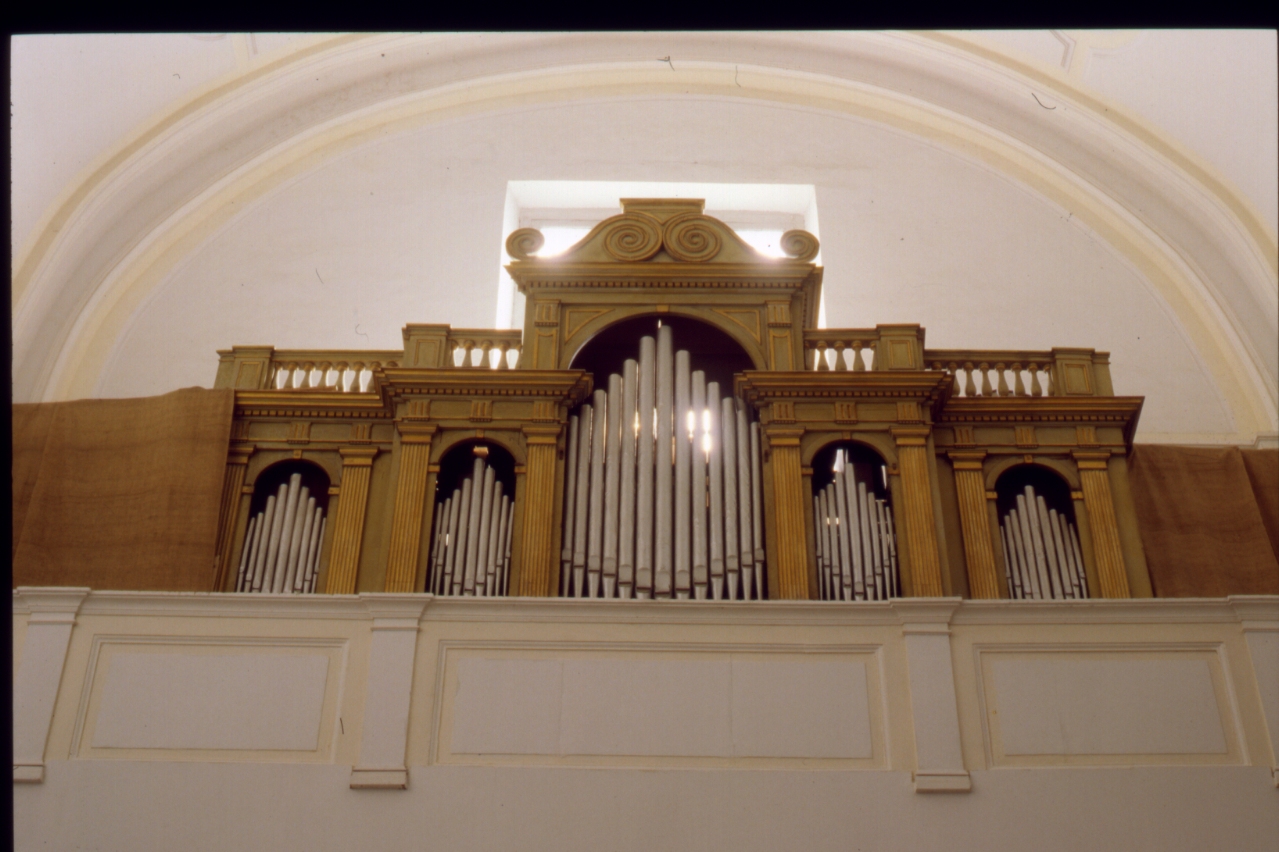 cassa d'organo, serie - bottega napoletana (secondo quarto sec. XIX)