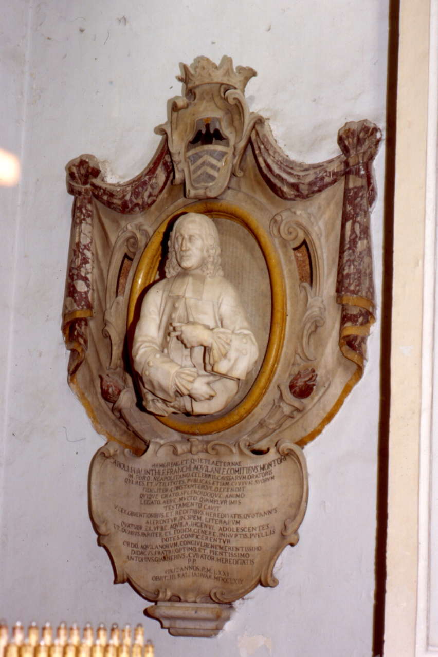monumento funebre - bottega napoletana (sec. XVIII)