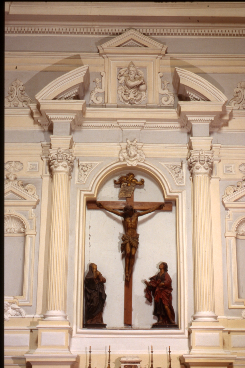 mostra d'altare, serie - bottega napoletana (prima metà sec. XVIII)