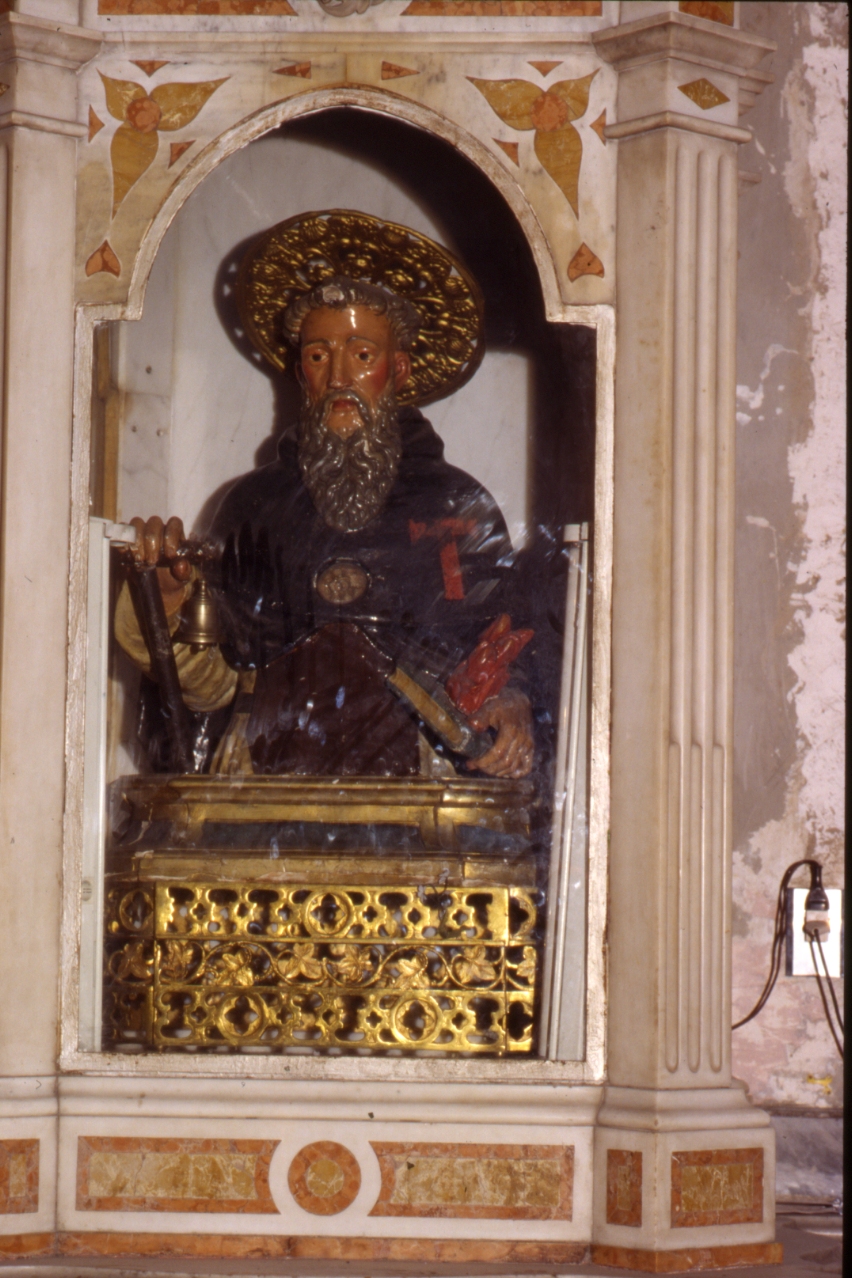 Sant'Antonio Abate (statua processionale) - bottega napoletana (metà sec. XIX)