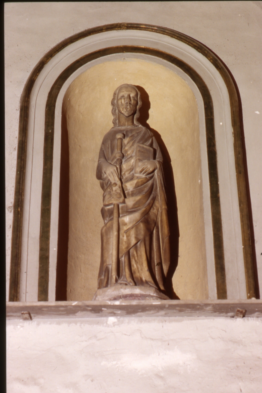 San Giacomo di Compostela (statua) di Carrettai Pietro detto Giovanni da Firenze (maniera) (metà sec. XIV)