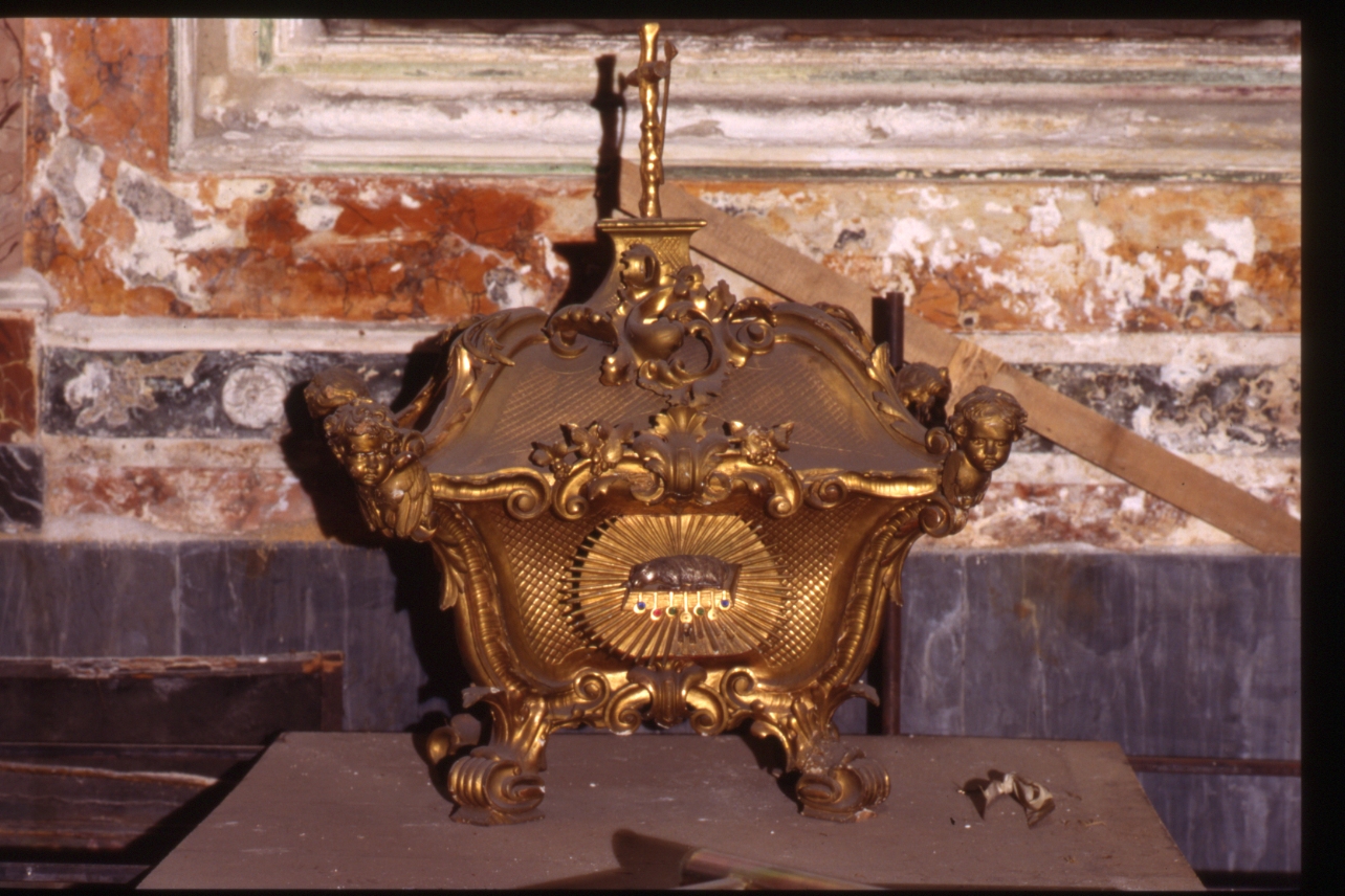 reliquiario - bottega napoletana (seconda metà sec. XIX)