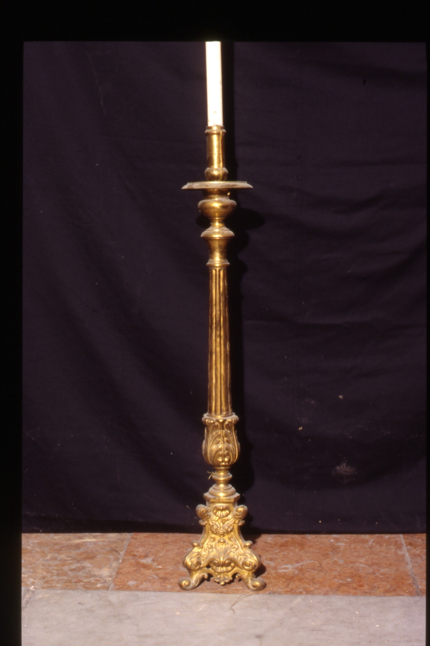 candelabro - bottega napoletana (seconda metà sec. XIX)