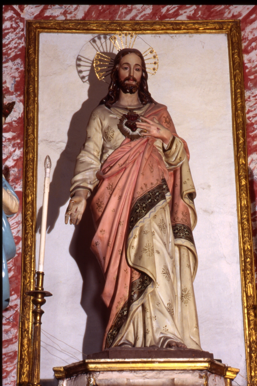 Sacro Cuore di Gesù (statua) - bottega napoletana (seconda metà sec. XIX)