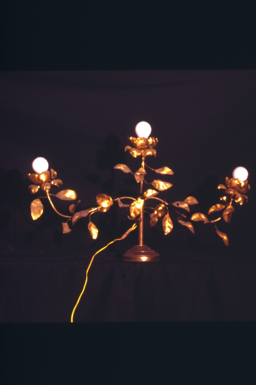 candelabro - bottega napoletana (prima metà sec. XX)