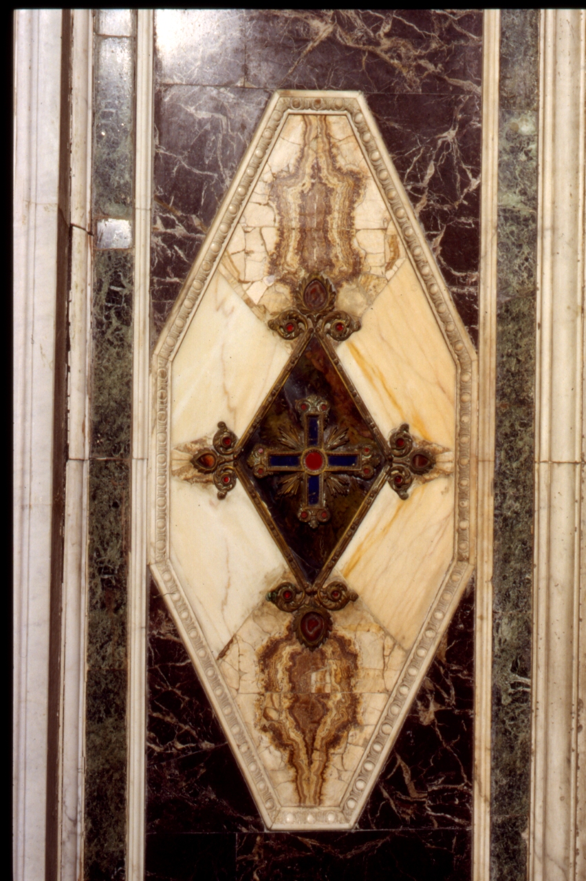 paliotto, elemento d'insieme - bottega napoletana (secondo quarto sec. XIX)