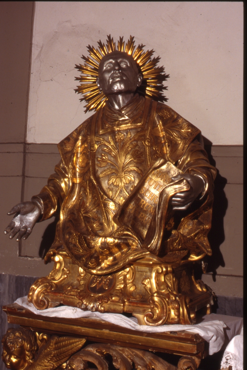 San Giuseppe Calasanzio (base processionale) - bottega napoletana (secondo quarto sec. XIX)