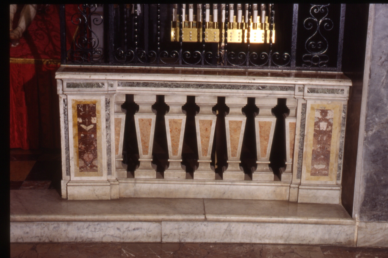 balaustrata - bottega napoletana (secondo quarto sec. XIX)