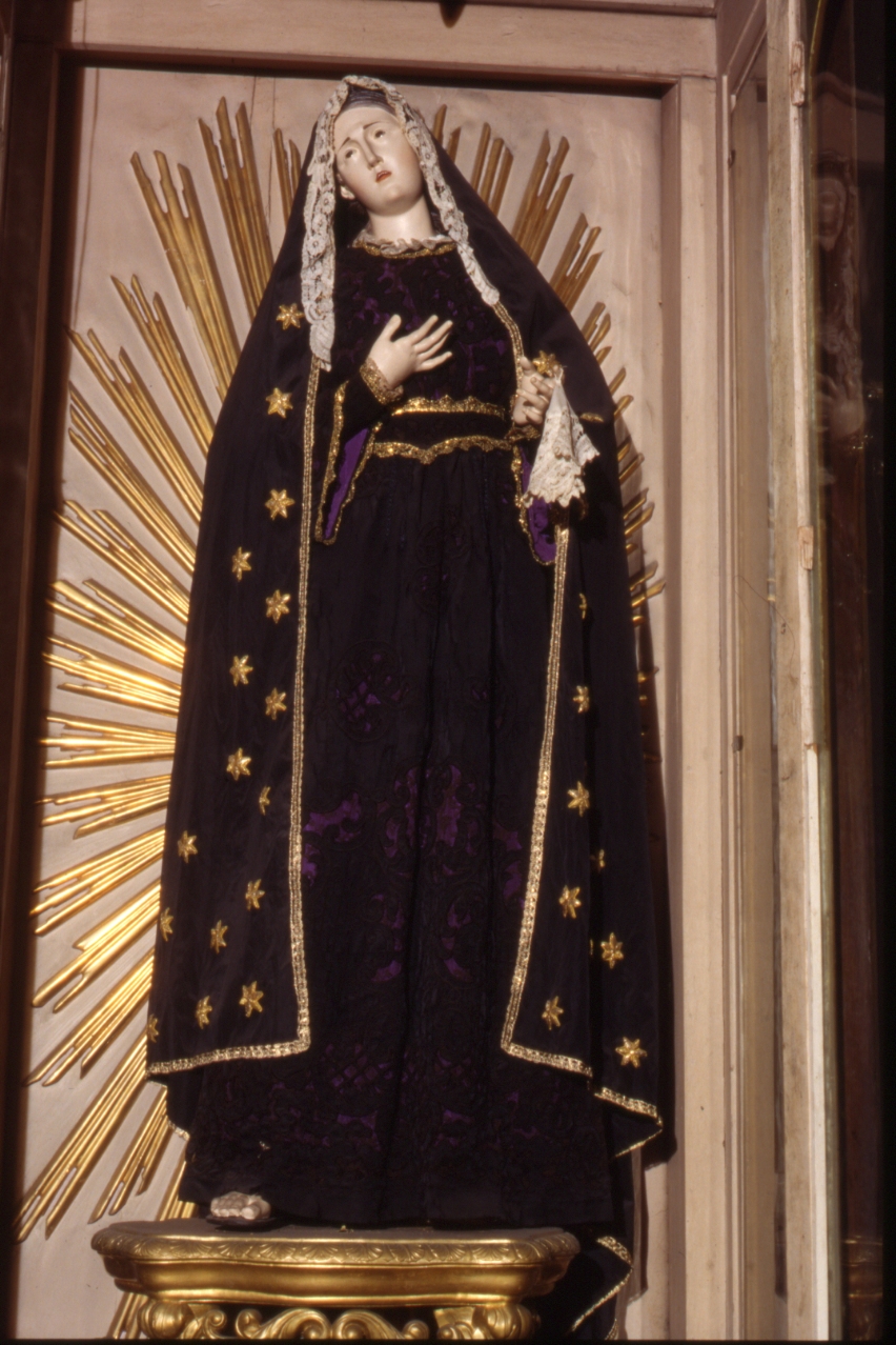 Madonna Addolorata (statua) - bottega napoletana (secondo quarto sec. XIX)