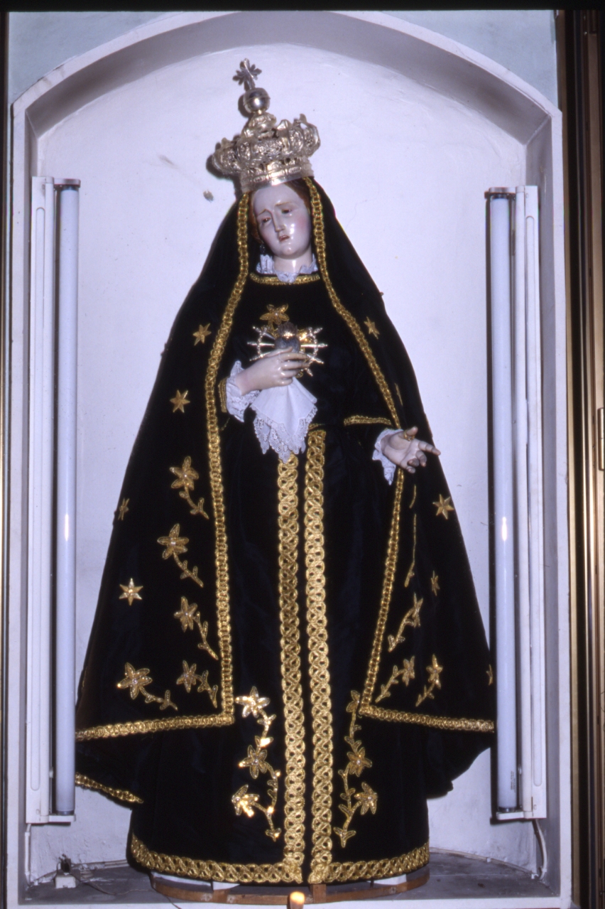 Madonna Addolorata (statua) - bottega napoletana (seconda metà sec. XIX)