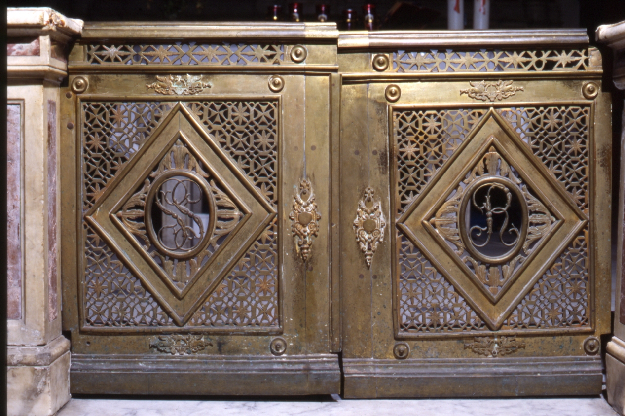 cancello di balaustrata, serie - bottega napoletana (sec. XIX)