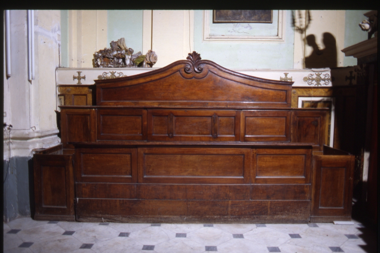 stallo di confraternita - bottega napoletana (sec. XIX)