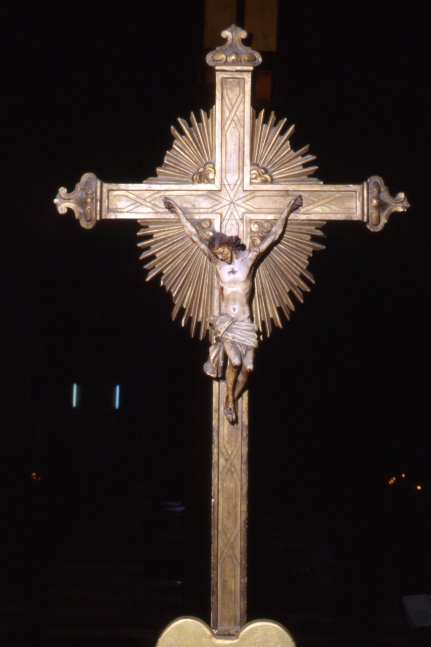 croce d'altare - bottega napoletana (terzo quarto sec. XIX)