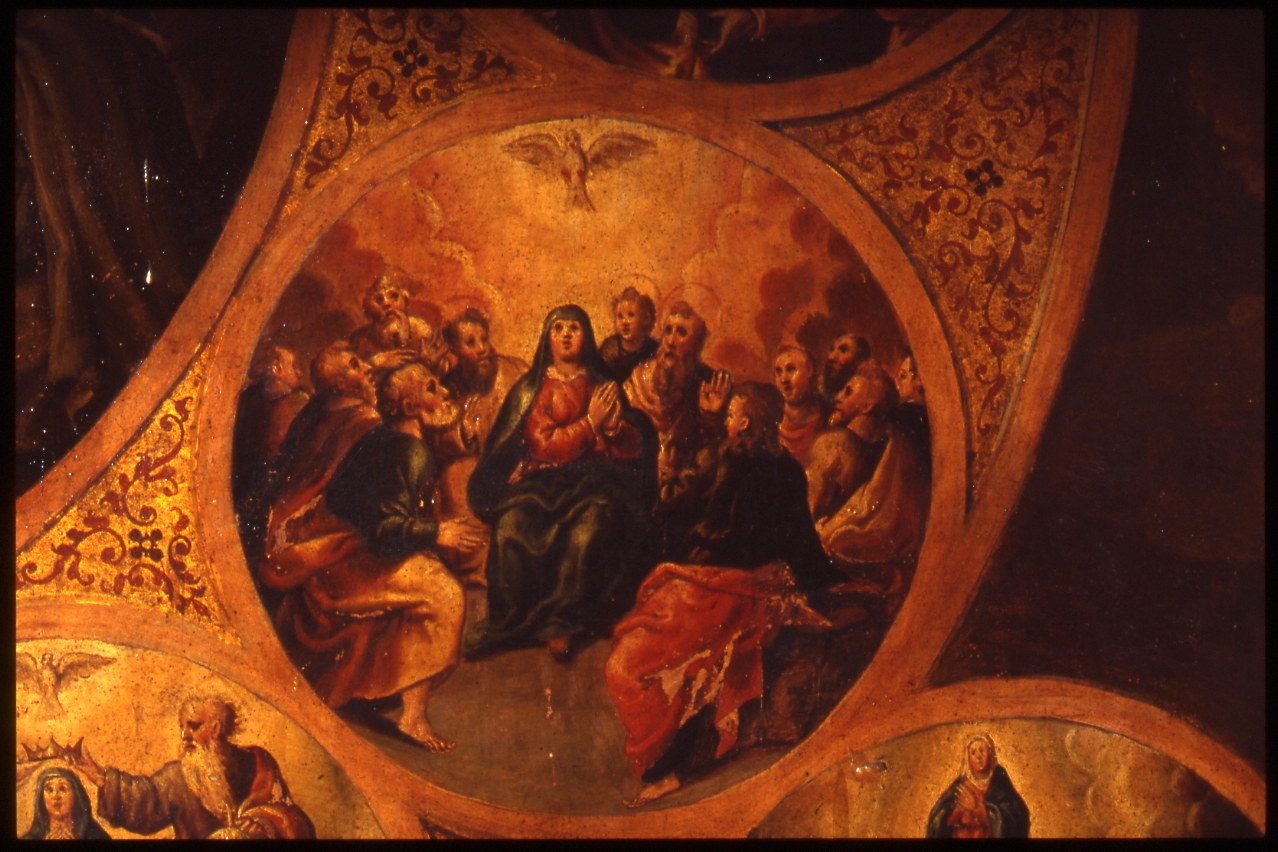 Pentecoste (dipinto) di Curia Michele (sec. XVI)