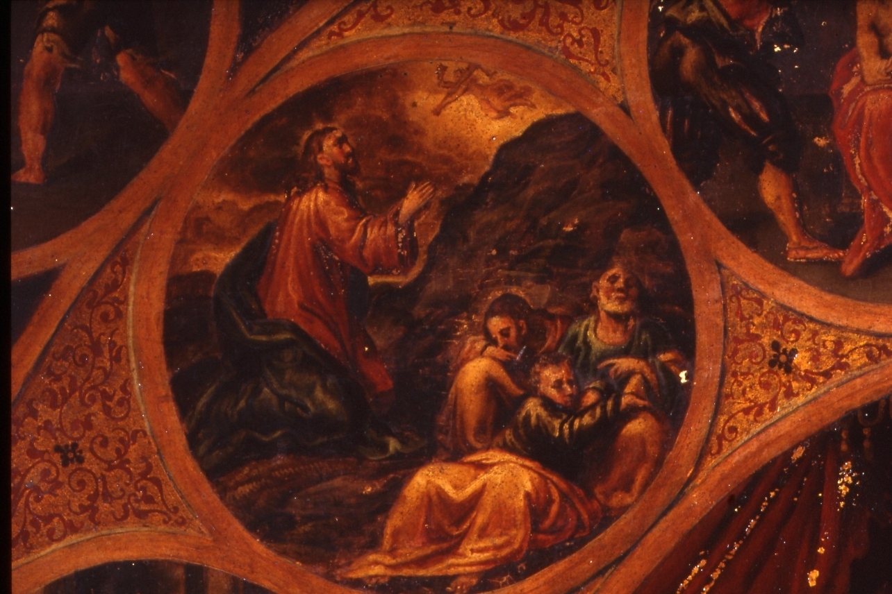 orazione di Cristo nell'orto di Getsemani (dipinto) di Curia Michele (sec. XVI)