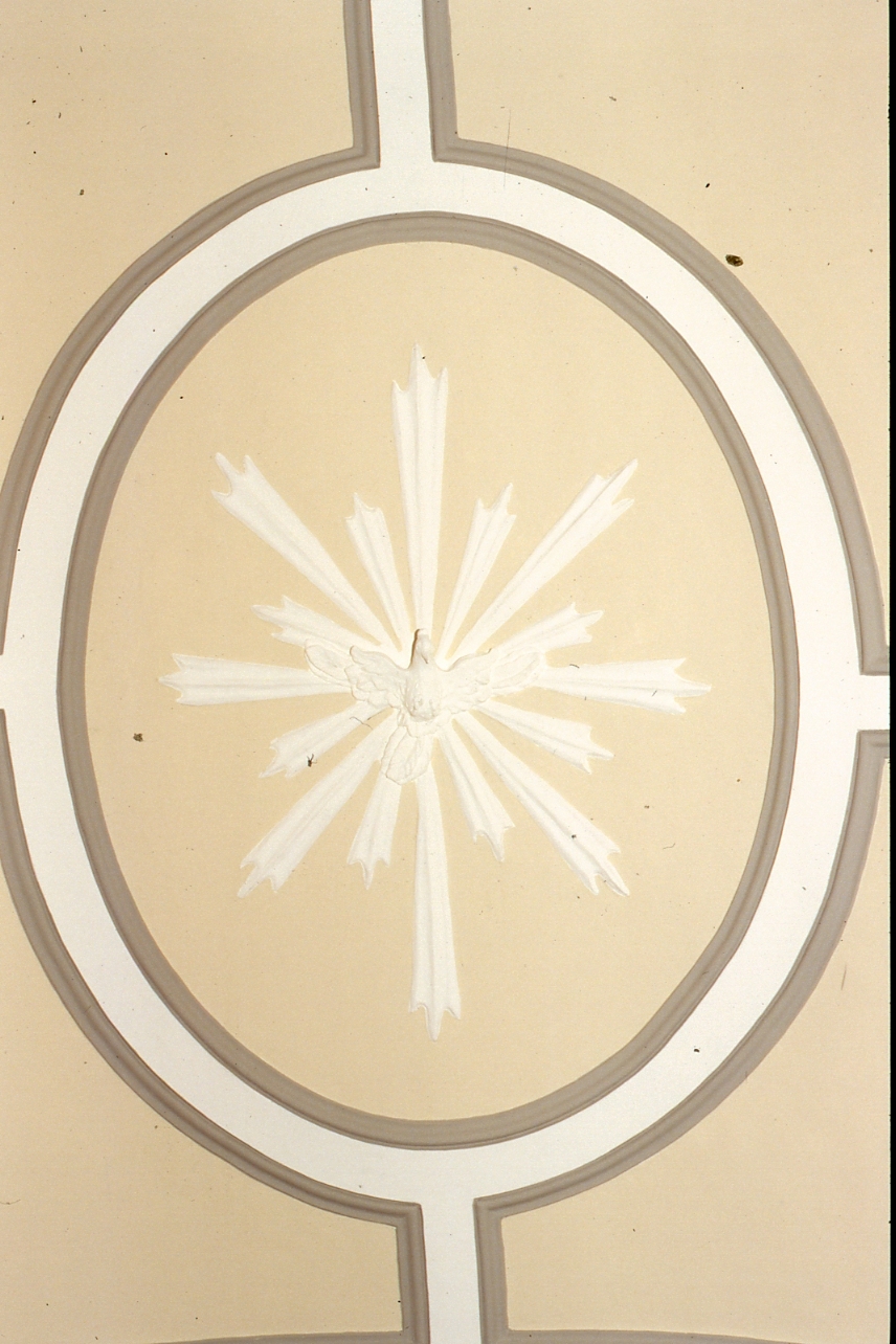 colomba dello Spirito Santo (decorazione plastica) - bottega napoletana (prima metà sec. XX)