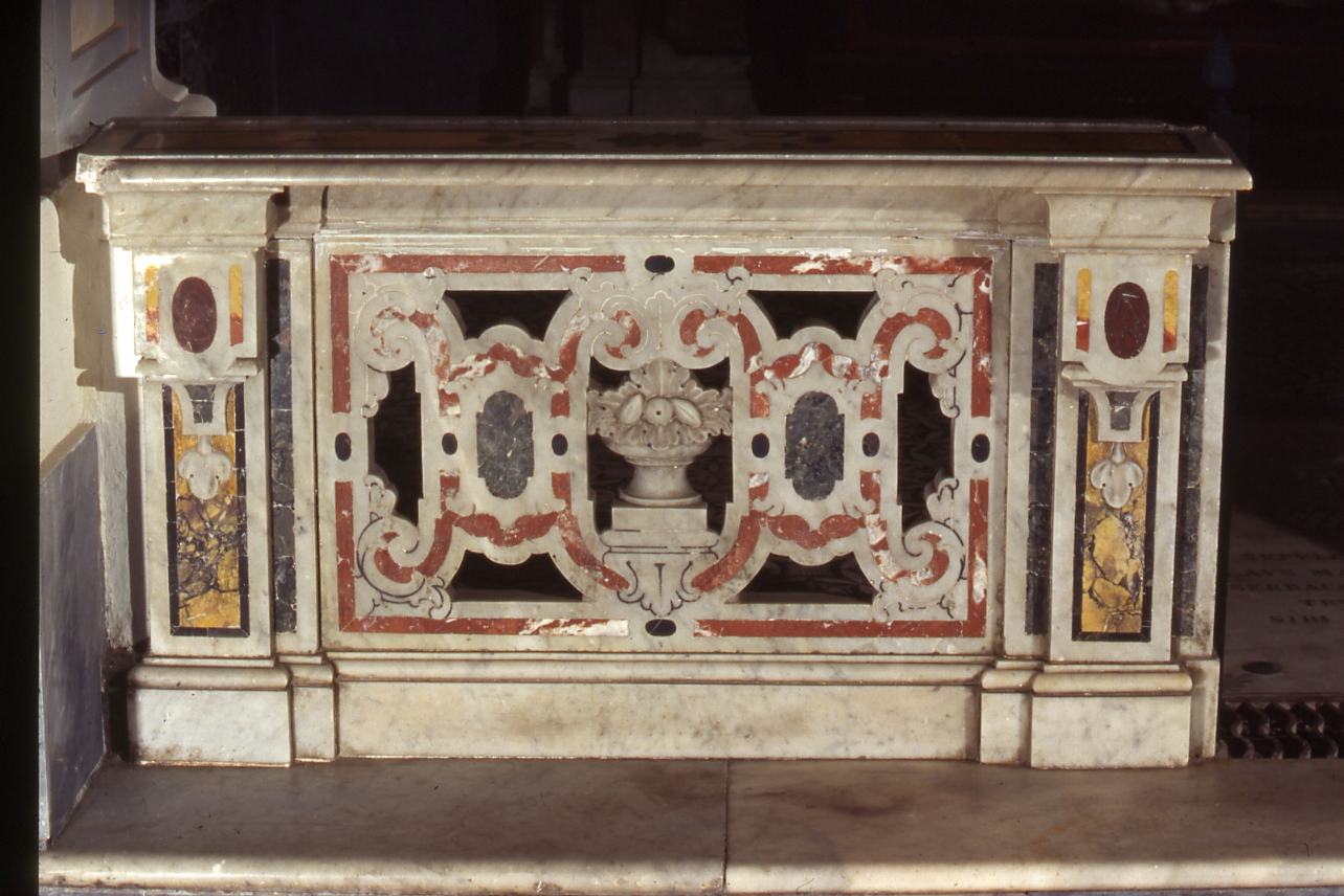 balaustrata, serie - bottega napoletana (seconda metà sec. XVIII)