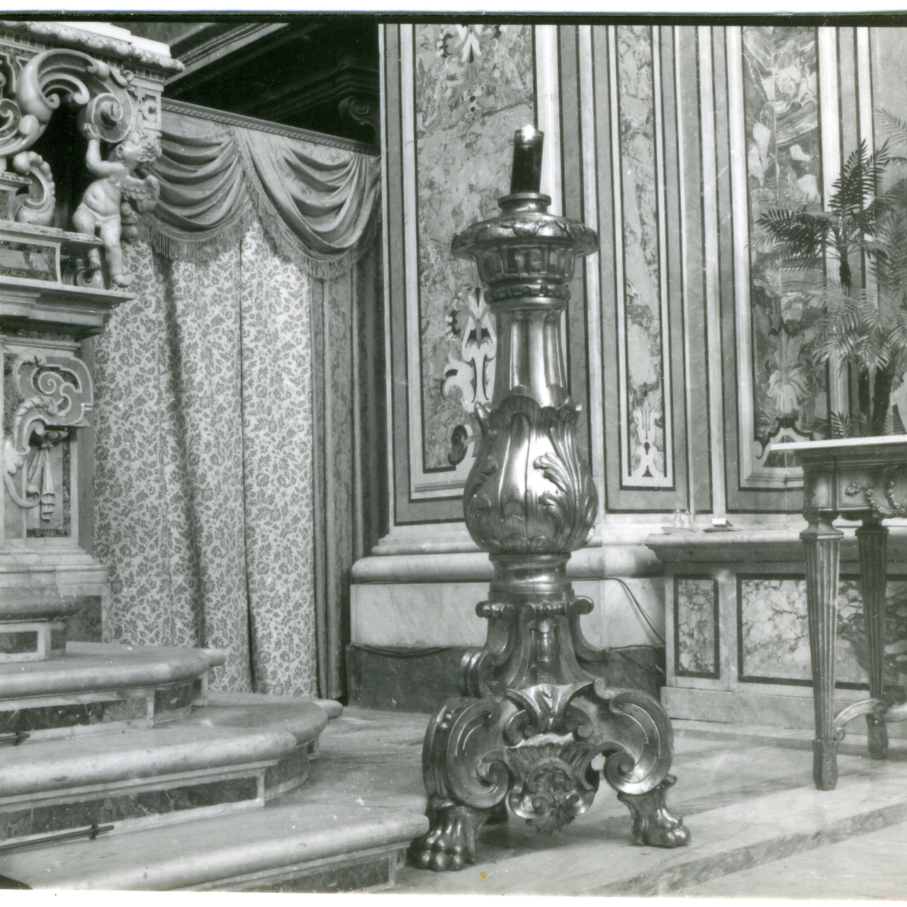 candelabro - bottega napoletana (metà sec. XIX)