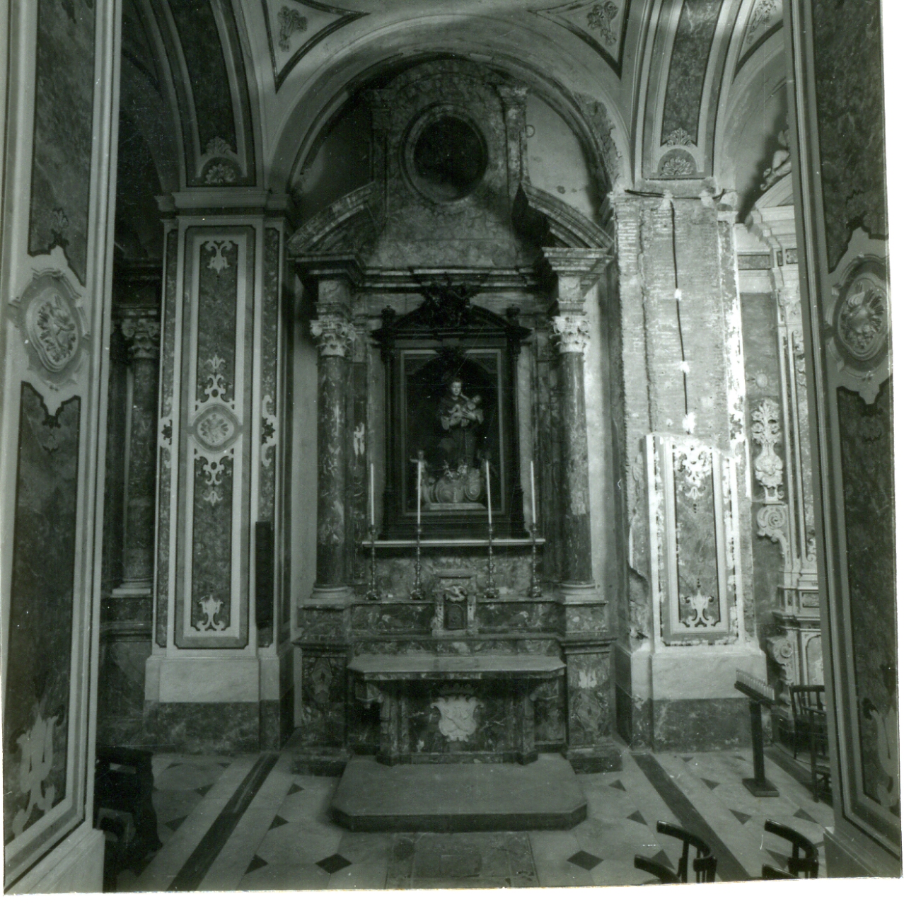 mostra d'altare - bottega napoletana (inizio sec. XIX)