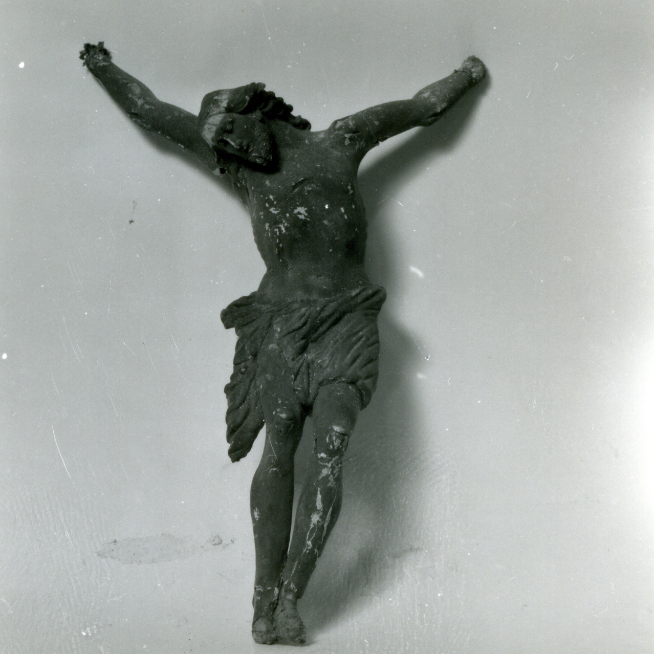 crocifisso, frammento - bottega napoletana (metà sec. XVIII)