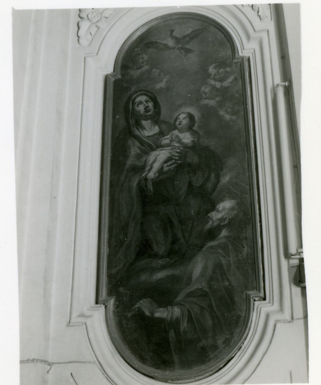 Maria Vergine bambina con Sant'Anna e San Gioacchino (dipinto) di Miglionico Andrea (fine/inizio secc. XVII/ XVIII)