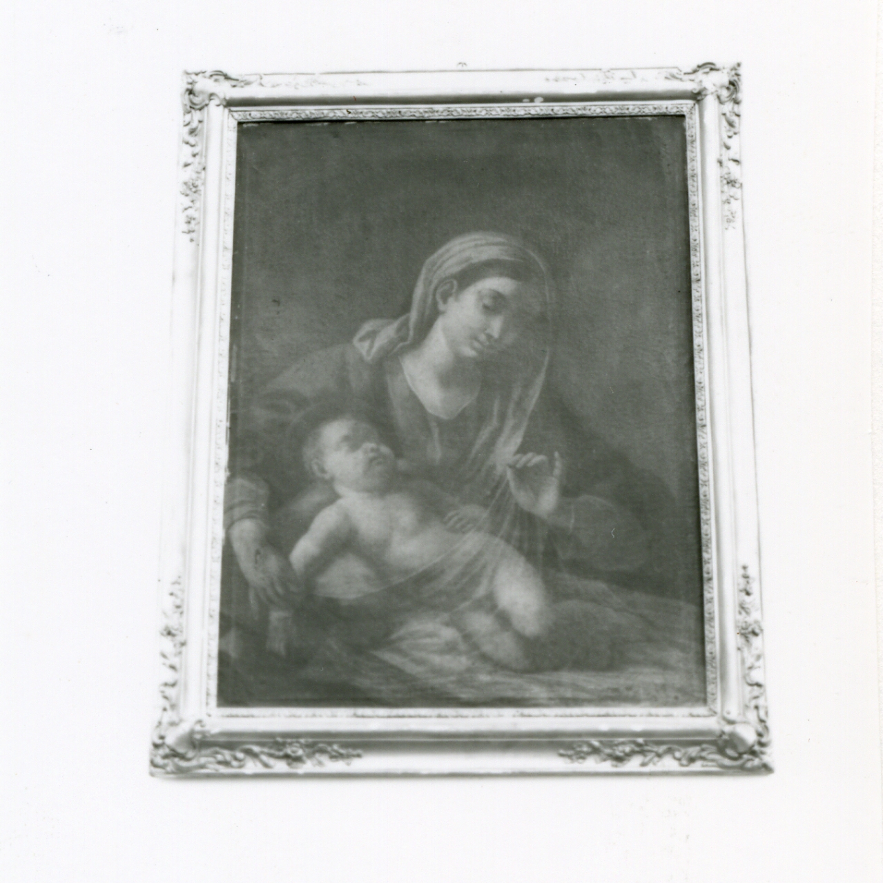 MADONNA DELLA MERCEDE, MADONNA CON BAMBINO (DIPINTO) - AMBITO NAPOLETANO (Prima metà sec. XVIII)