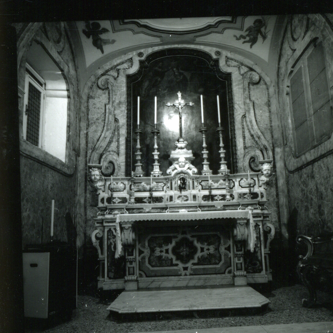 DECORAZIONE PLASTICA, INSIEME - BOTTEGA NAPOLETANA (Seconda metà sec. XVIII)