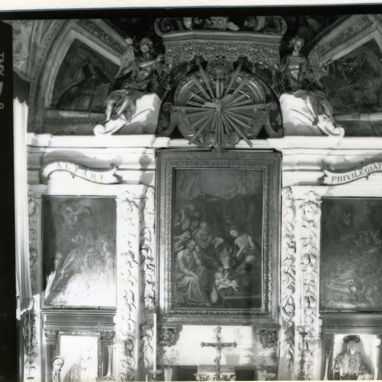 adorazione dei pastori (dipinto) di Santafede Fabrizio (sec. XVI)