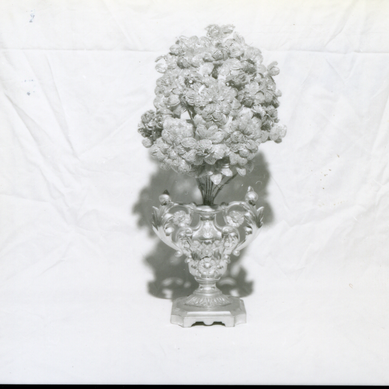 VASO PORTAPALMA, SERIE - manifattura napoletana (FINE sec. XIX)