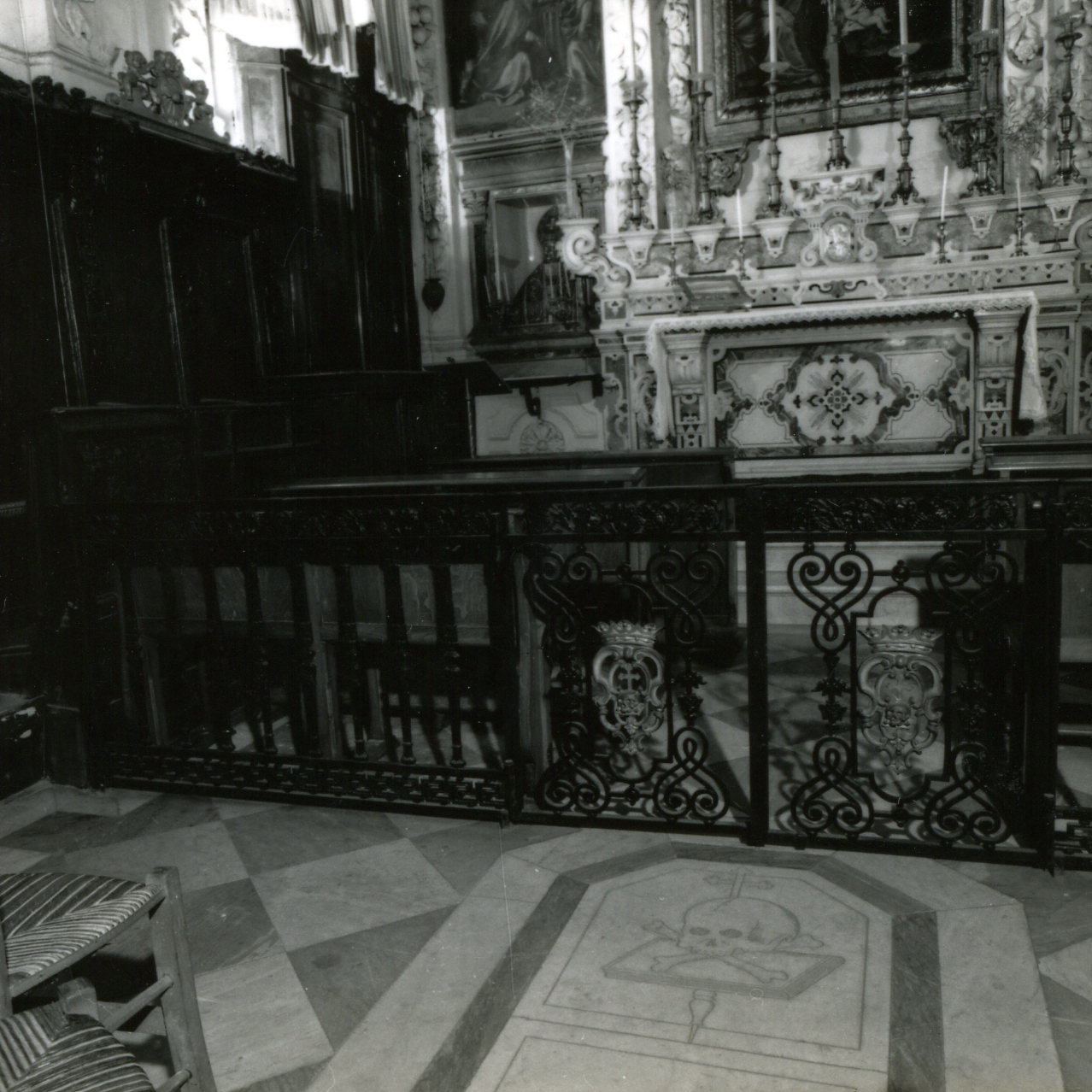 BALAUSTRATA, ELEMENTO D'INSIEME - manifattura napoletana (FINE sec. XIX)