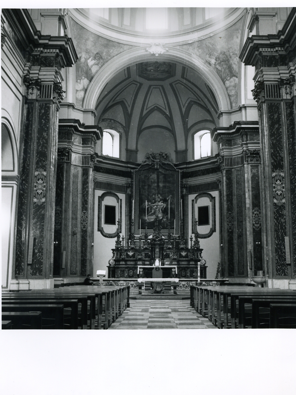 ALTARE MAGGIORE, ELEMENTO D'INSIEME - AMBITO NAPOLETANO (TERZO QUARTO sec. XVIII)