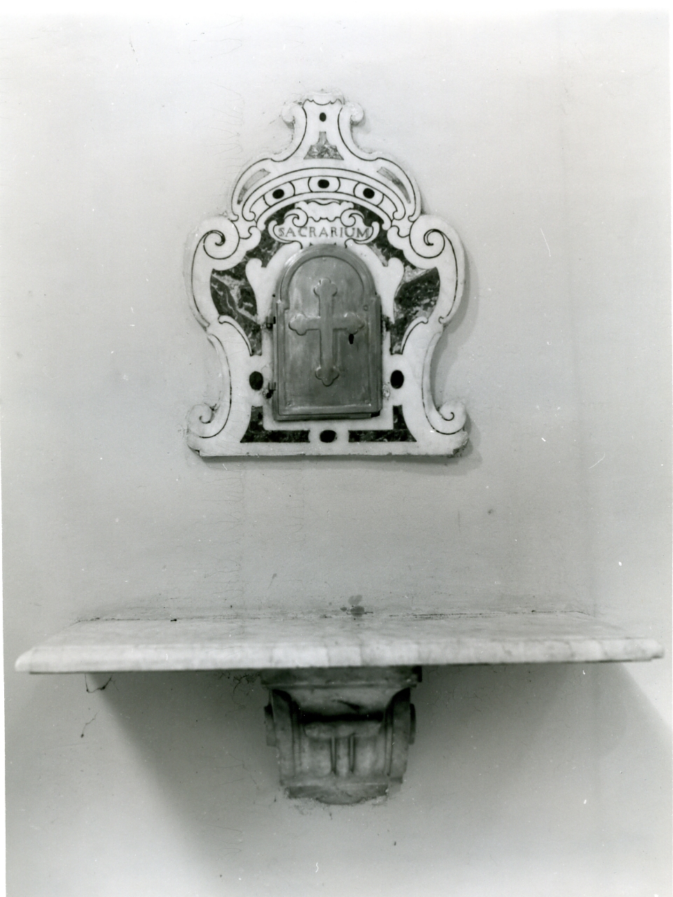 TABERNACOLO PER OLI SANTI - BOTTEGA NAPOLETANA (Seconda metà sec. XVIII)