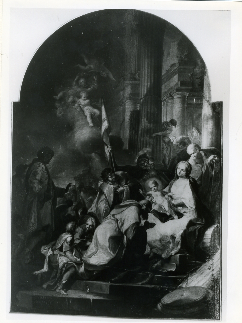 adorazione dei Re Magi (dipinto) di Diano Giacinto detto Pozzolano (sec. XVIII)