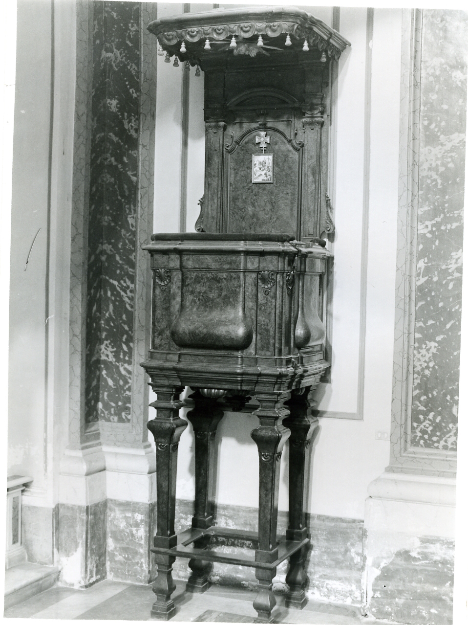 PULPITO - manifattura napoletana (Seconda metà sec. XVIII)
