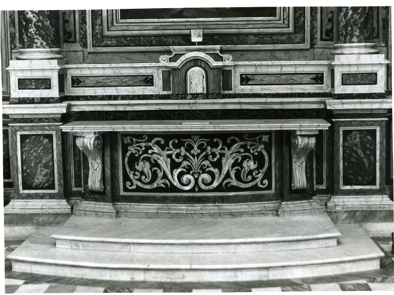 ALTARE, ELEMENTO D'INSIEME - BOTTEGA NAPOLETANA (Seconda metà sec. XVIII)