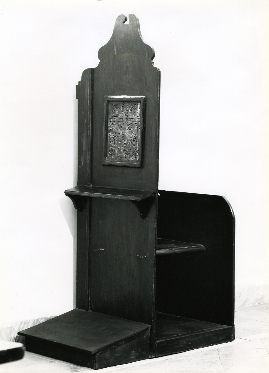 CONFESSIONALE, SERIE - manifattura napoletana (Prima metà sec. XIX)