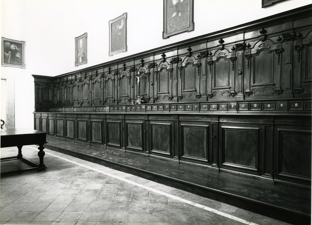 ARMADIO DA SACRESTIA - manifattura napoletana (Seconda metà sec. XVII)