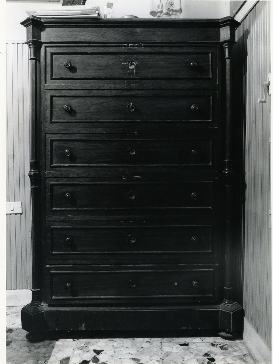 CASSETTIERA - manifattura napoletana (FINE sec. XIX)