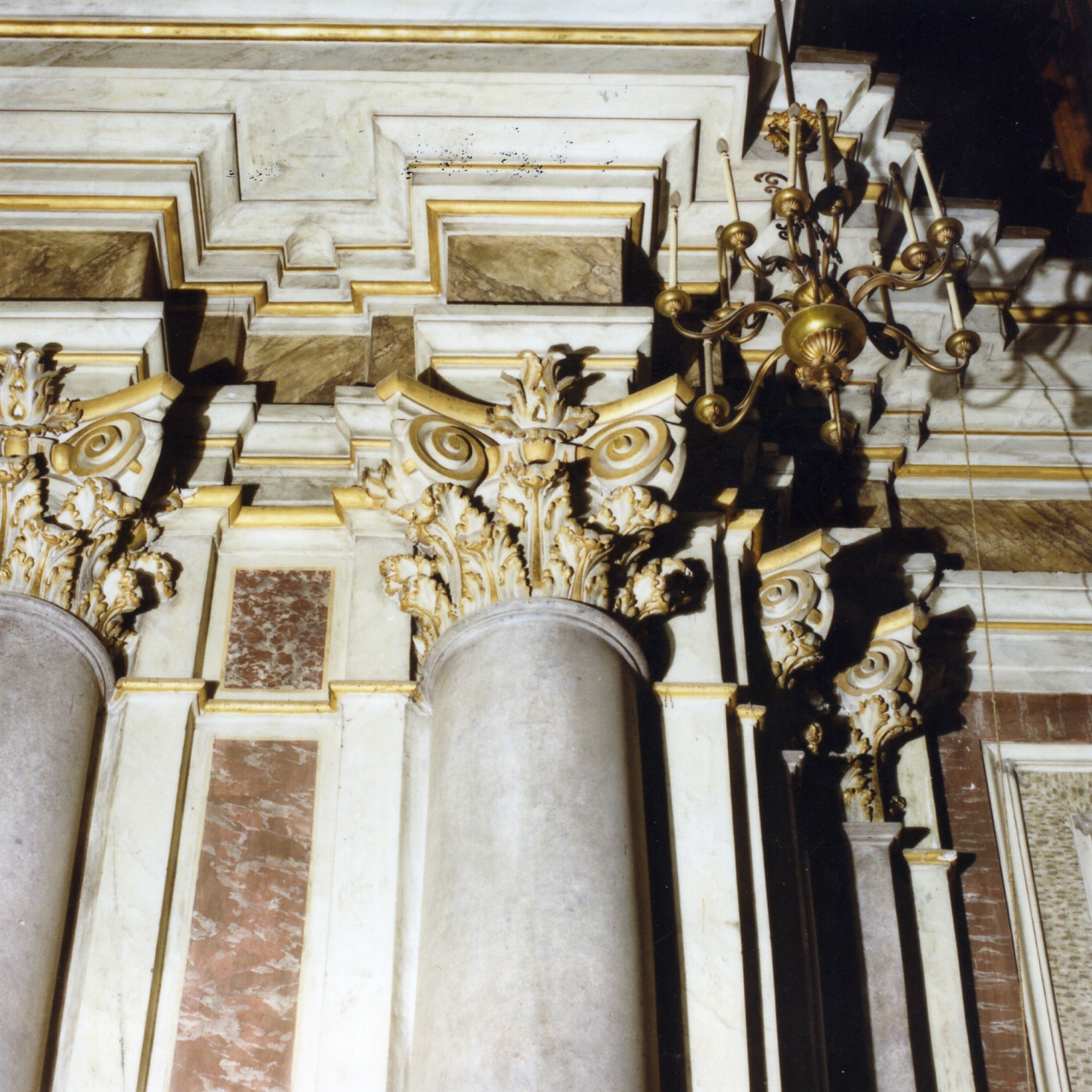capitello corinzio, serie - bottega napoletana (ultimo quarto sec. XVIII)