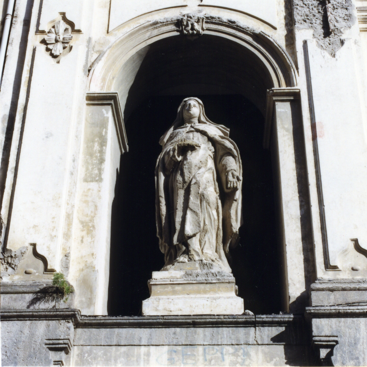 Santa Teresa d'Avila (statua) di Fanzago Cosimo (sec. XVII)