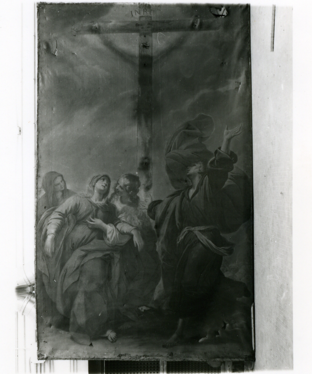 crocifissione (dipinto) di Di Maria Francesco (seconda metà sec. XVII)