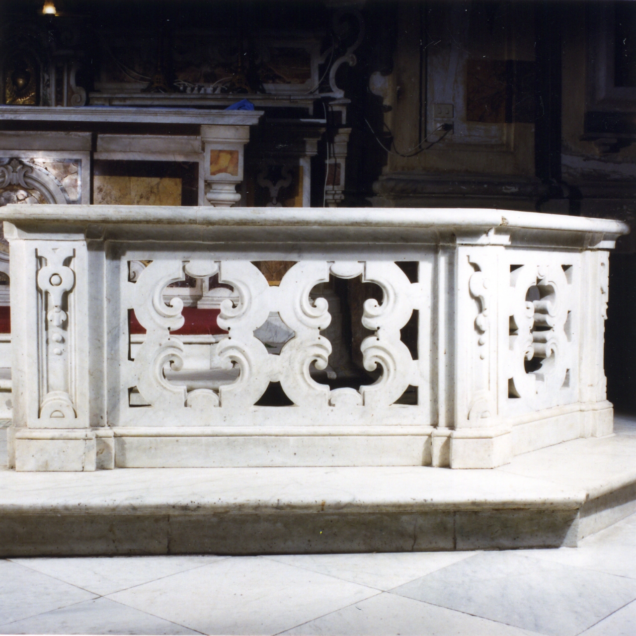 balaustrata - bottega napoletana (seconda metà sec. XVIII)