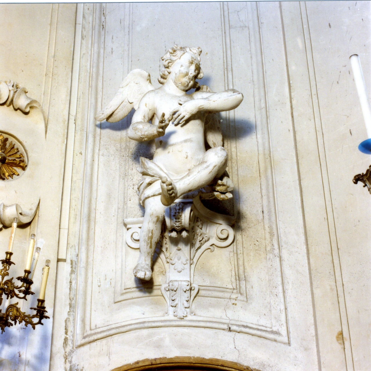 angelo (scultura, serie) di Tagliacozzi Canale Nicola (sec. XVIII)