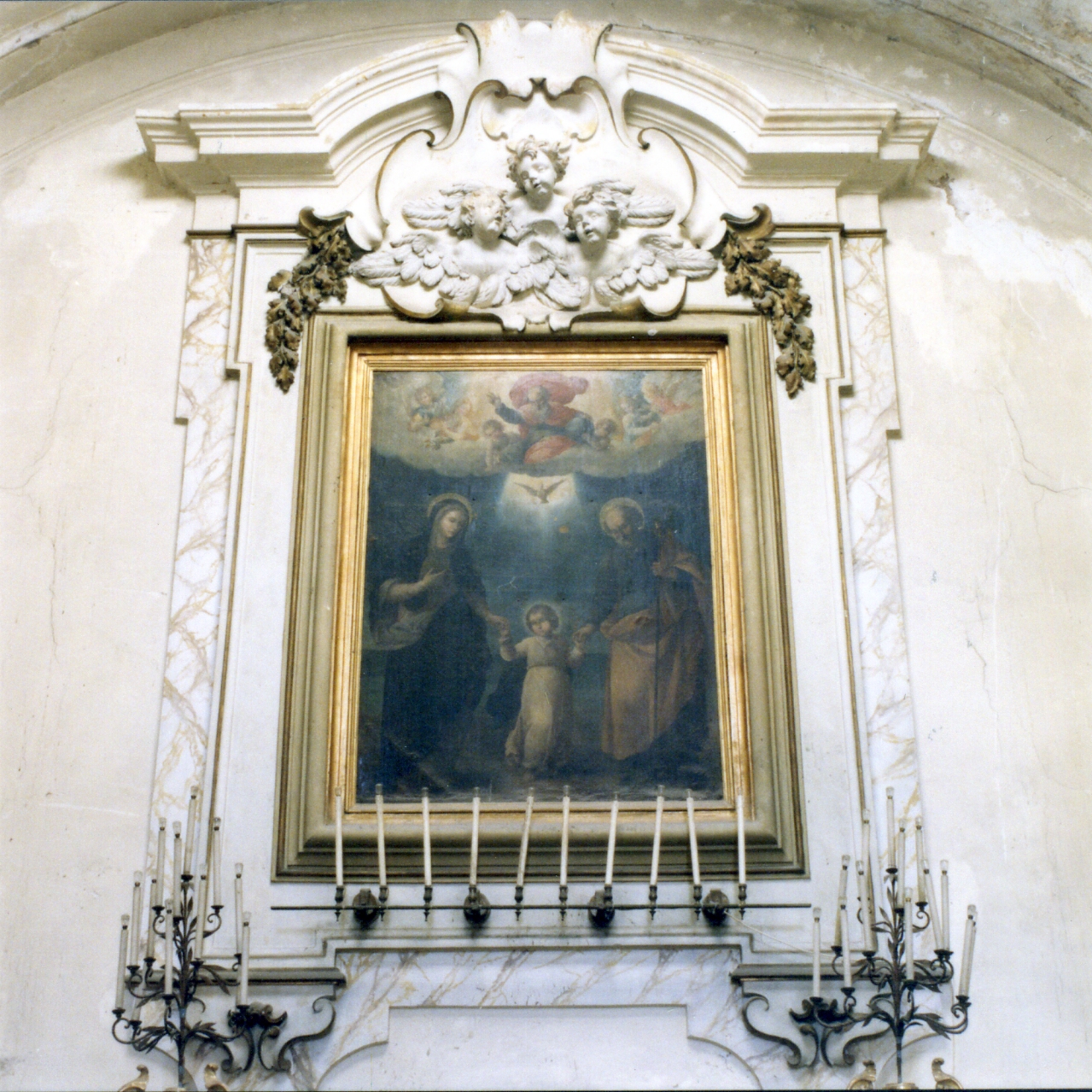 cornice a impostazione architettonica di dipinto di Tagliacozzi Canale Nicola (sec. XVIII)