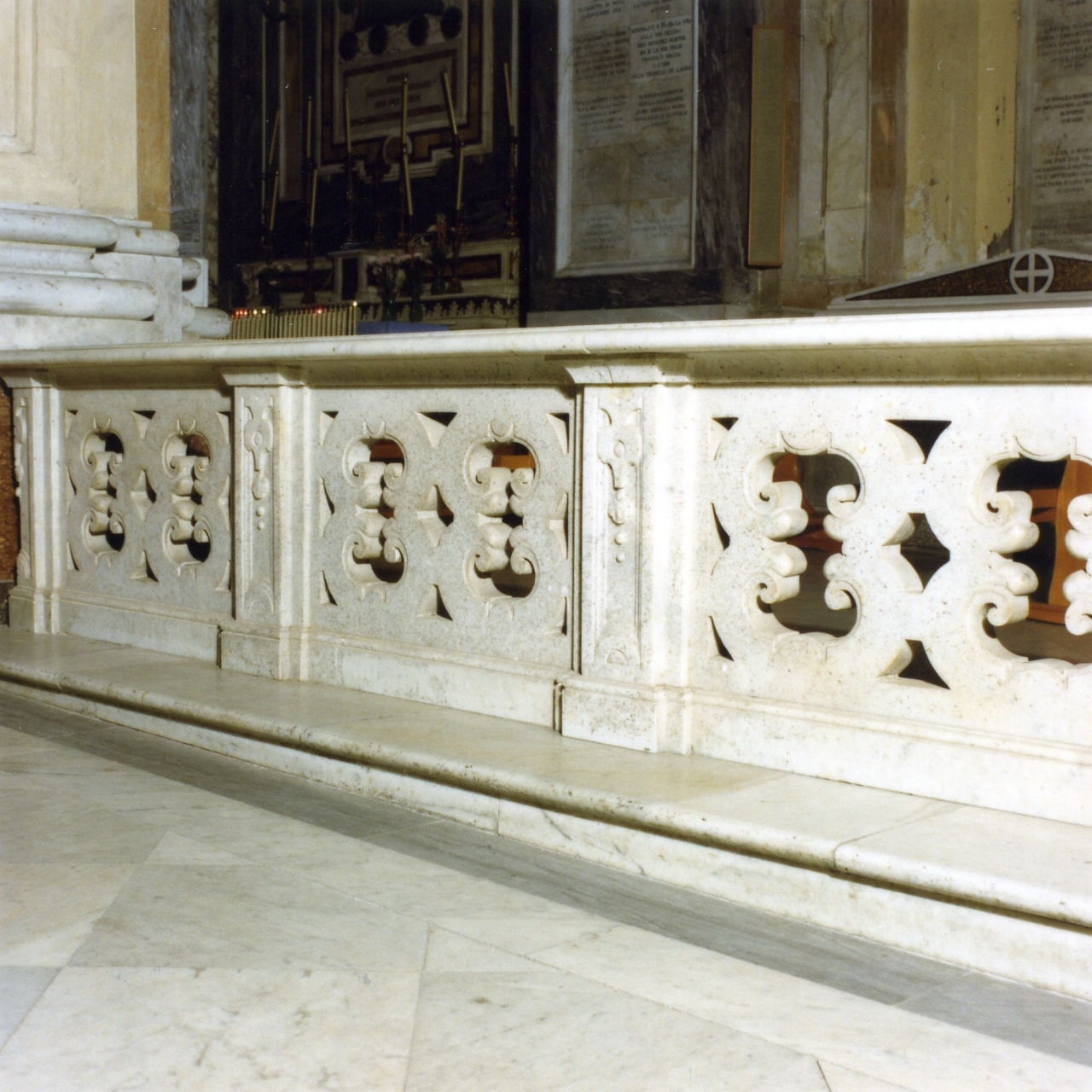 balaustrata - bottega napoletana (seconda metà sec. XVIII)