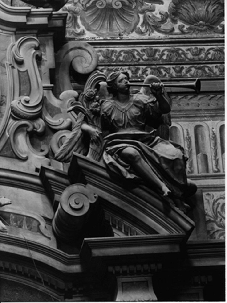 allegoria della Fama (scultura) di Bottigliero Matteo (sec. XVIII)
