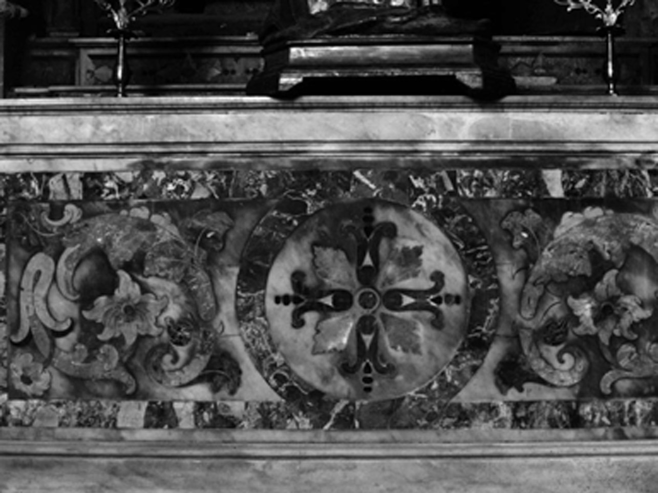 ALTARE, ELEMENTO D'INSIEME - BOTTEGA NAPOLETANA (INIZIO sec. XVIII)