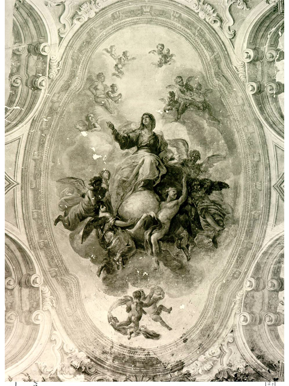 ASSUNZIONE DELLA MADONNA (DIPINTO, ELEMENTO D'INSIEME) di  (ATTR) (TERZO QUARTO sec. XVIII)